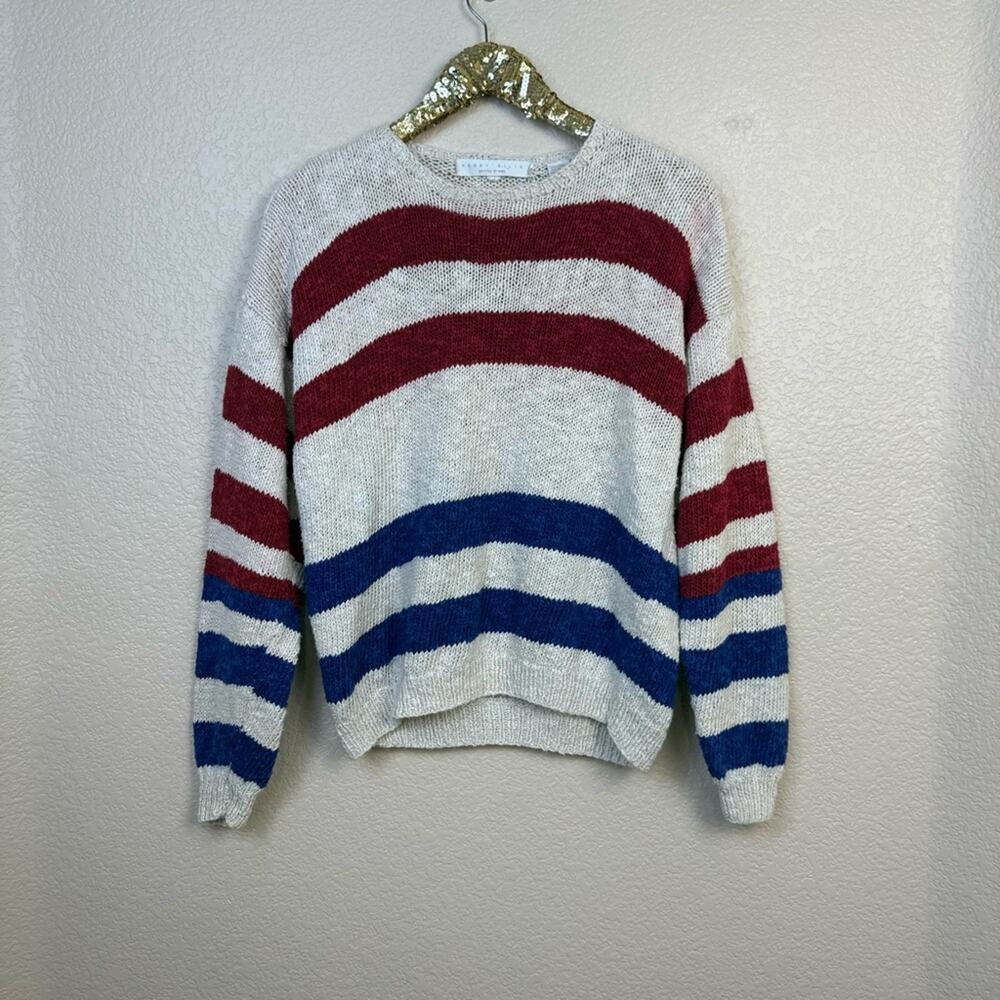Perry Ellis โข Americana Hand Knitted Sweater